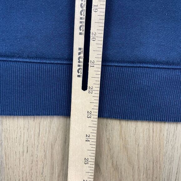 Under Armour Sweatshirt Mens Large Blue Project Rock Respect Fleece Gym Training - Picture 10 of 11